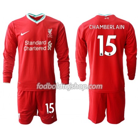 Liverpool Alex Oxlade-Chamberlain 15 Børn Hjemme Fodboldsæt 2020-21 L/S (+ Korte bukser)